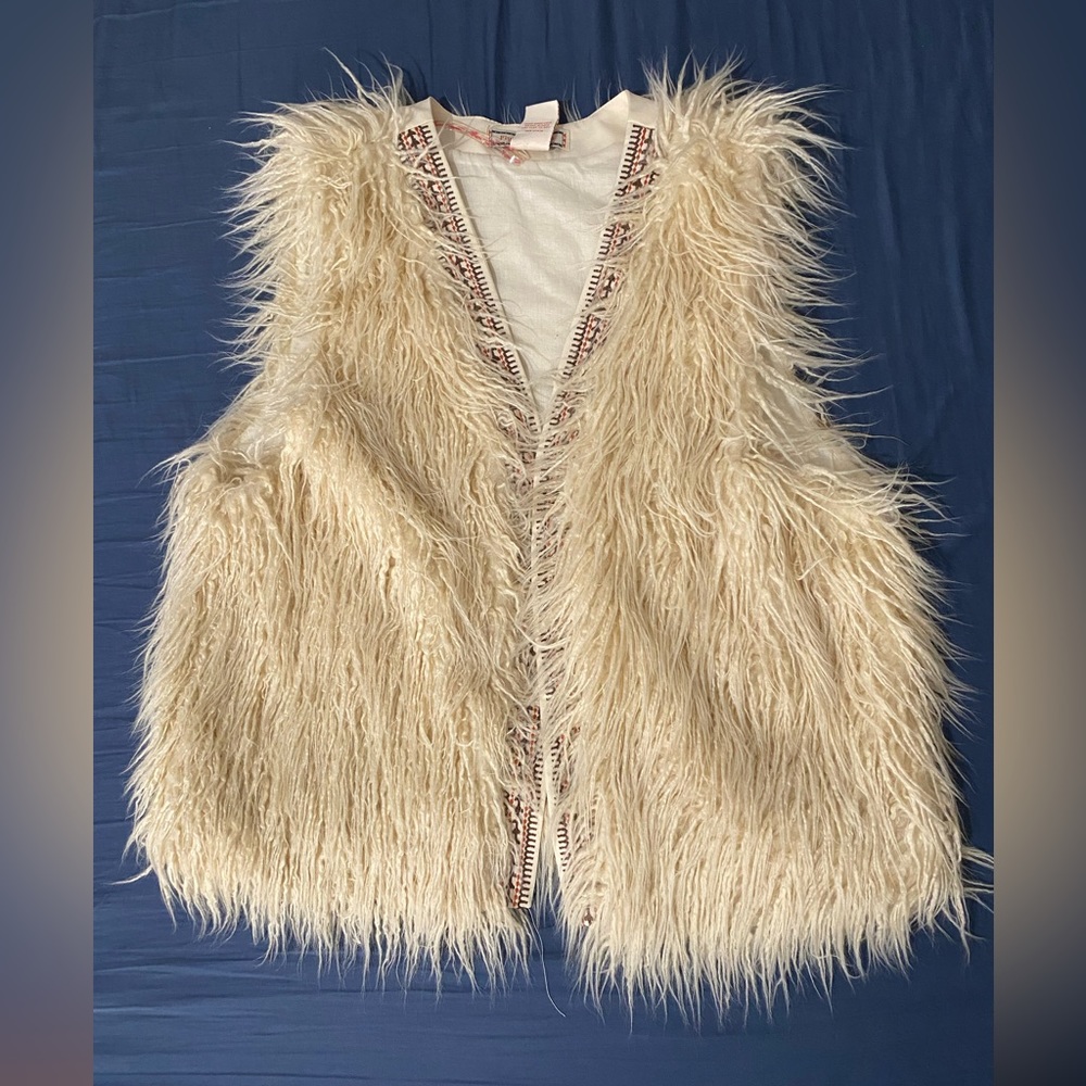 Flying Tomato Faux Fur Vest